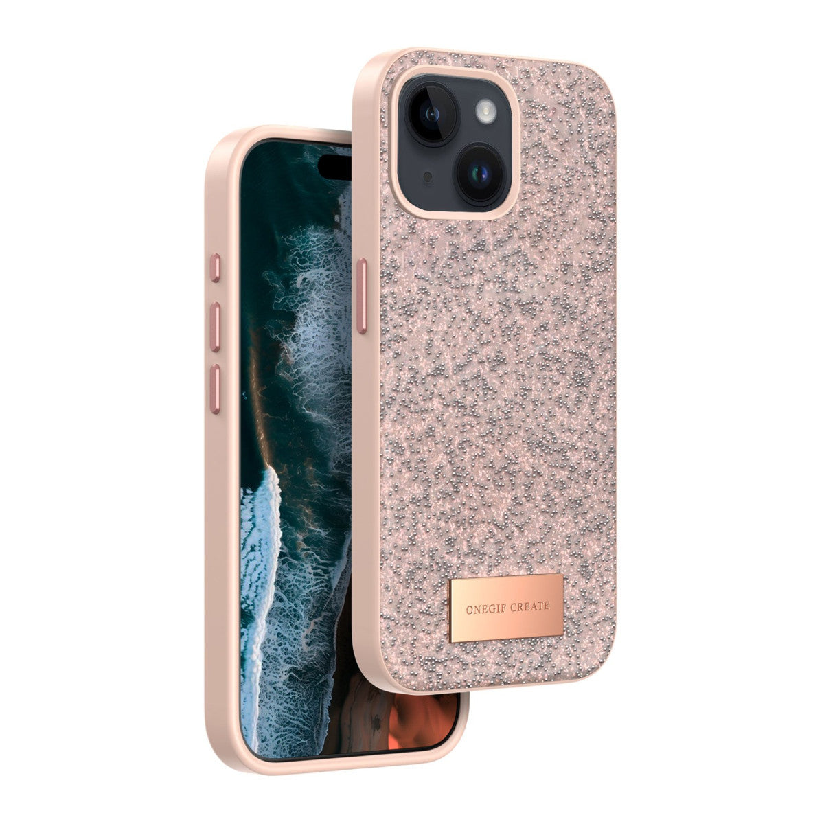 Onegif Apple iPhone 15 Bright Simli Kapak